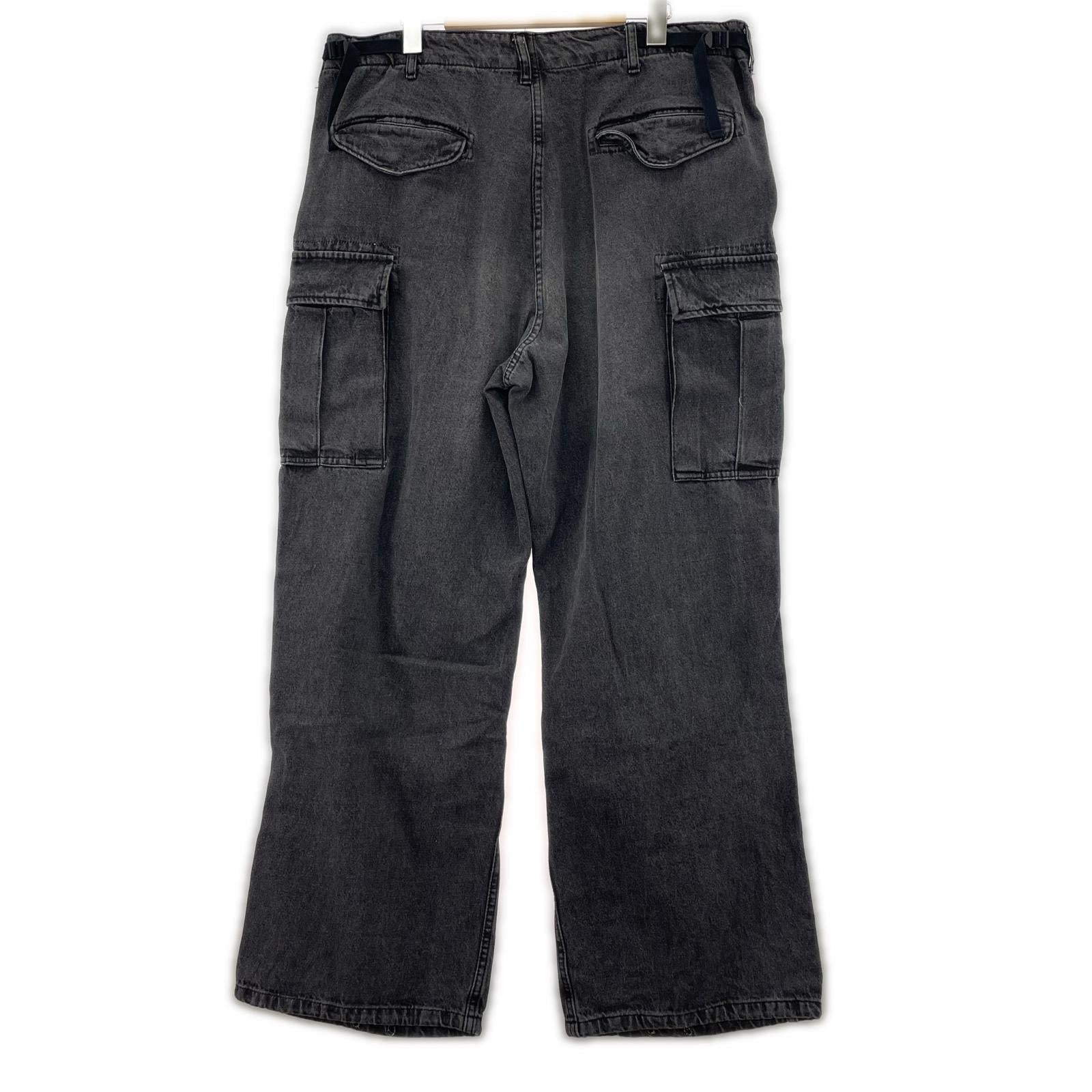 パンツ カーゴ 黒（2XL） ブラック