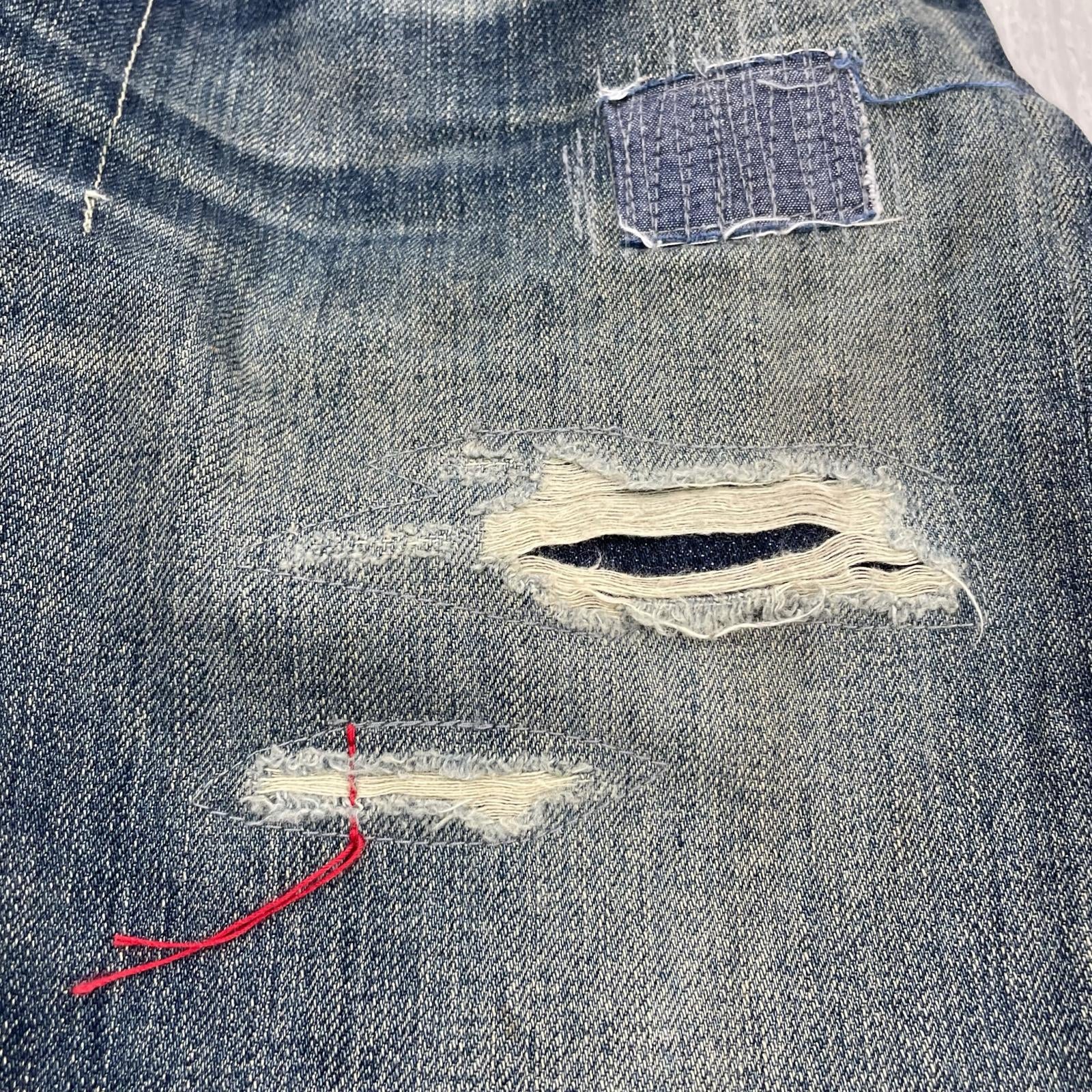 デニムパンツ SAVAGE DENIM 232 DP-NARROW 232XBNH-PTM09 L ブルー