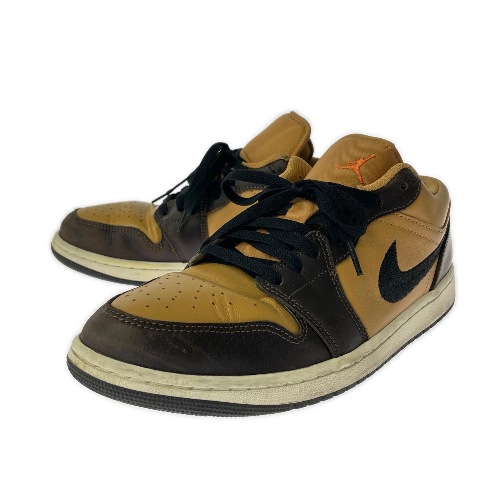 スニーカー AIR JORDAN 1 LOW SE FLAX (28.5cm) 28.5cm (US10 1/2 UK10 EU47) ブラウン