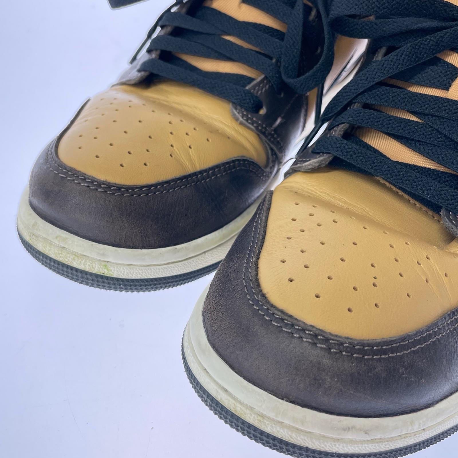 スニーカー AIR JORDAN 1 LOW SE FLAX (28.5cm) 28.5cm (US10 1/2 UK10 EU47) ブラウン