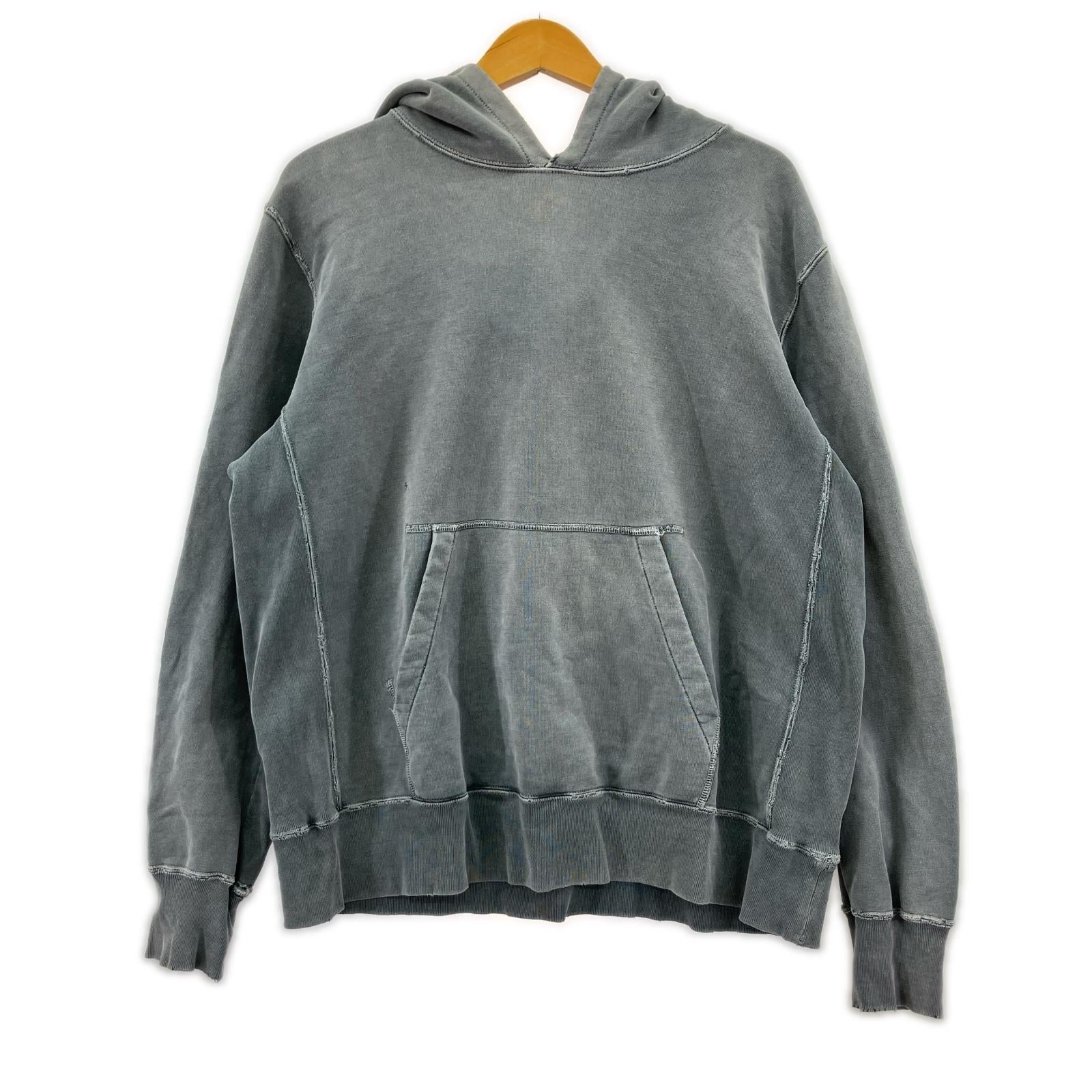パーカー ダメージ加工 (L) L グレー
