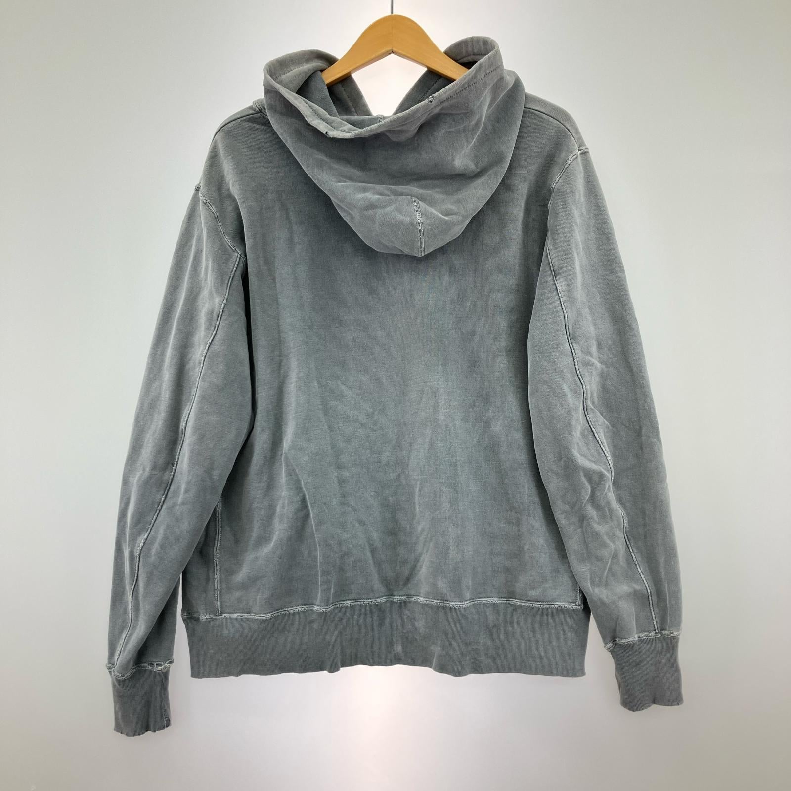 パーカー ダメージ加工 (L) L グレー
