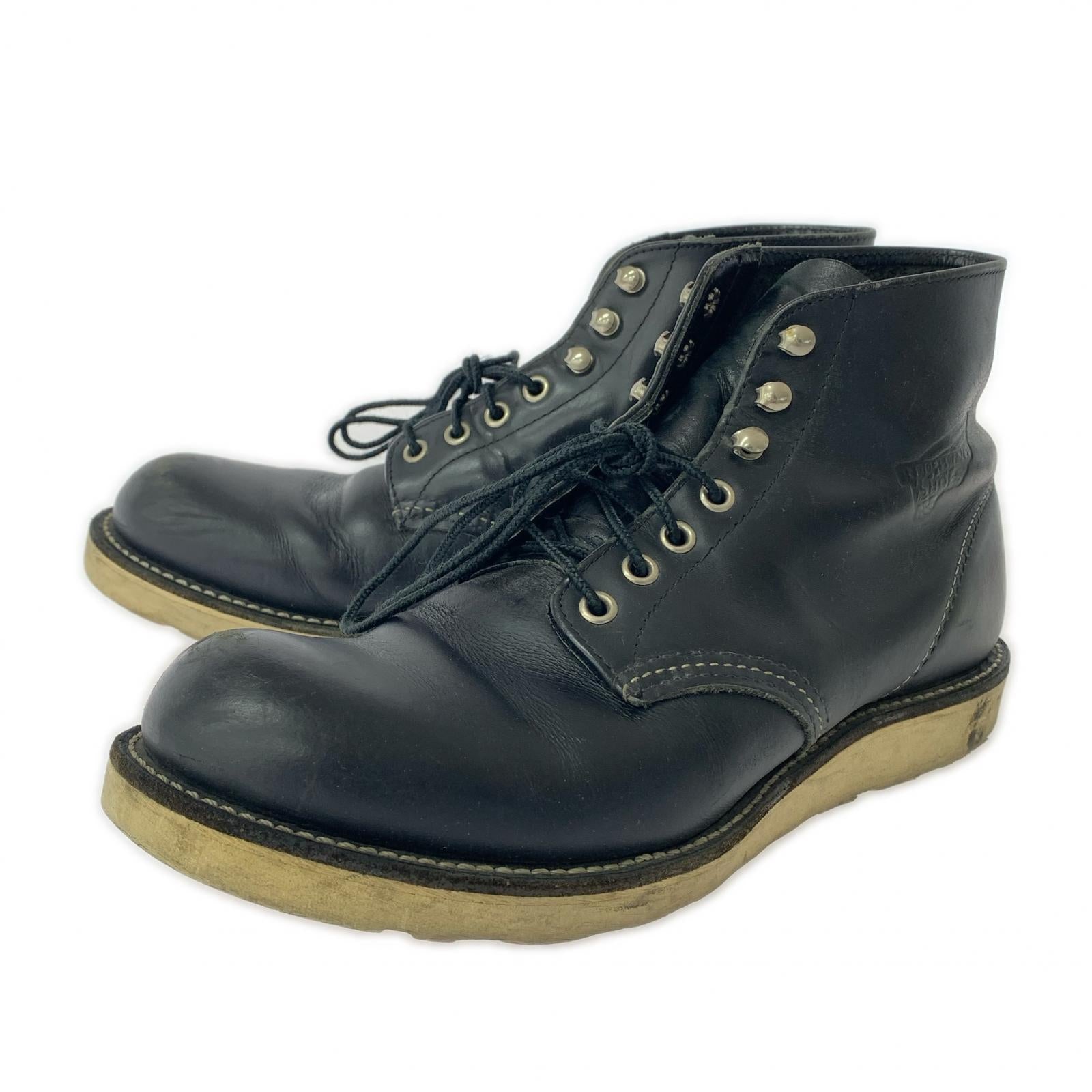 ブーツ 8165 CLASSIC ROUND ６インチ ブーツ BLK 8 1/2 D 26.5cm (US8 1/2 UK8 EU43) ブラック