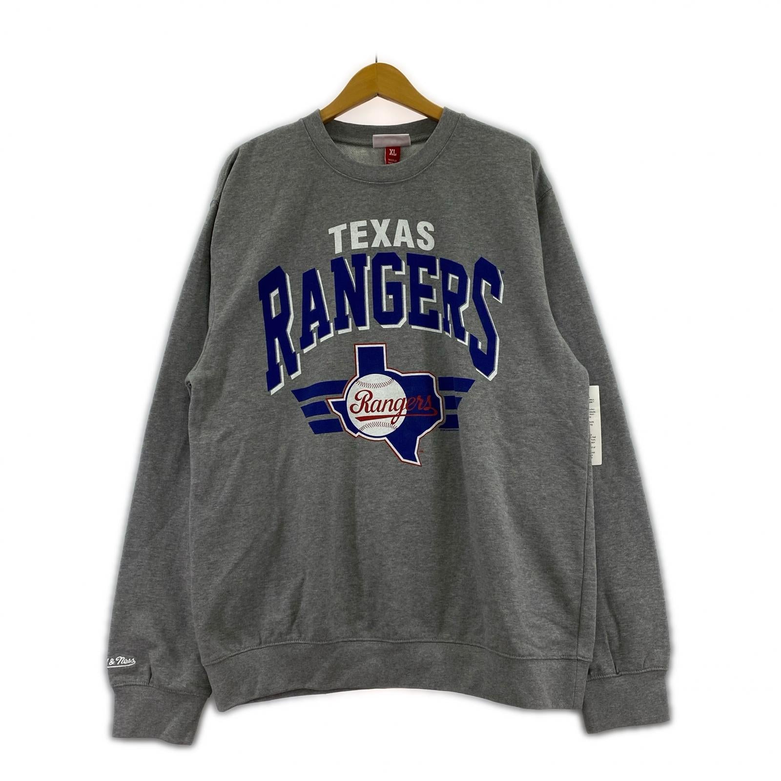 スウェット mitchel&ness RANGERS グレー