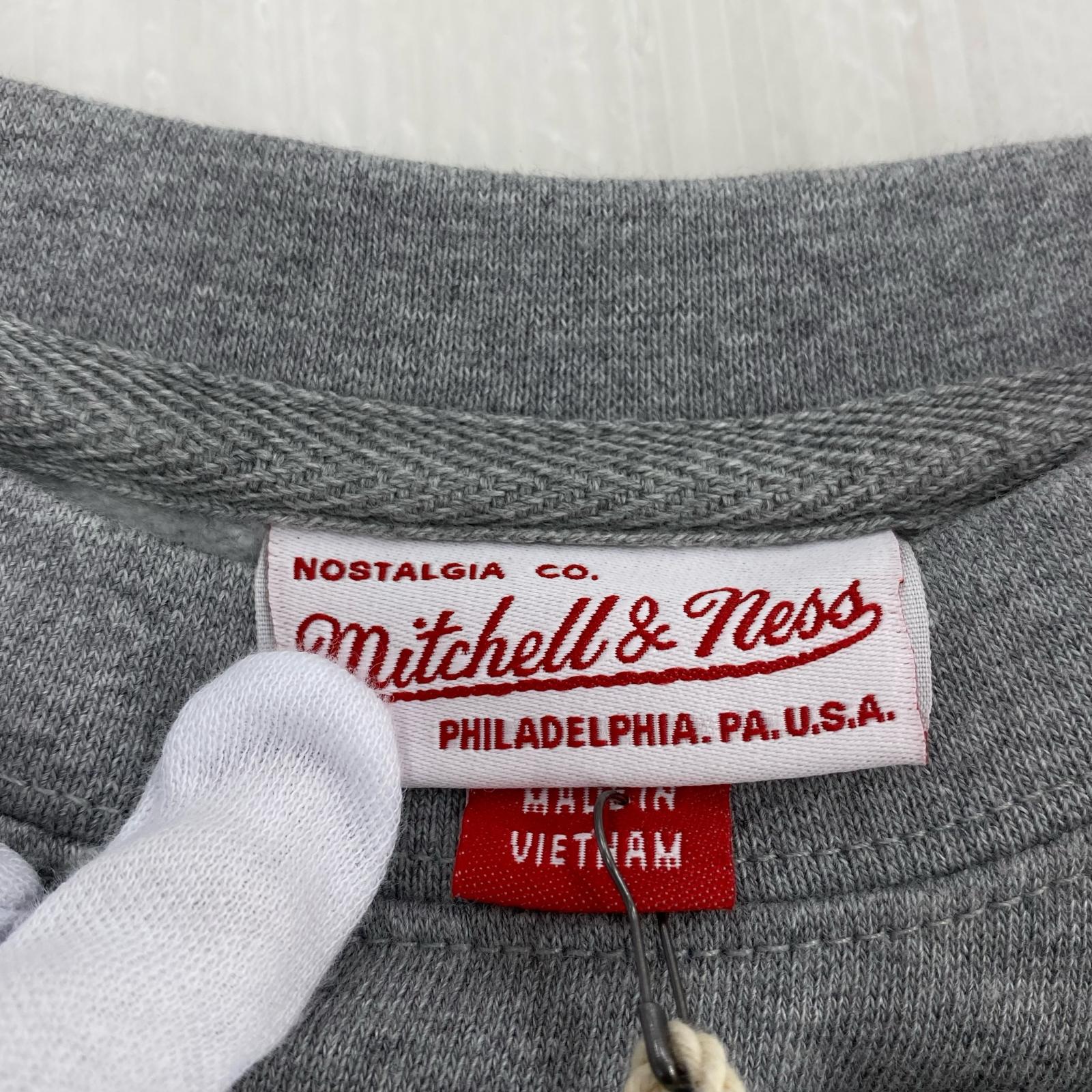 スウェット mitchel&ness RANGERS グレー