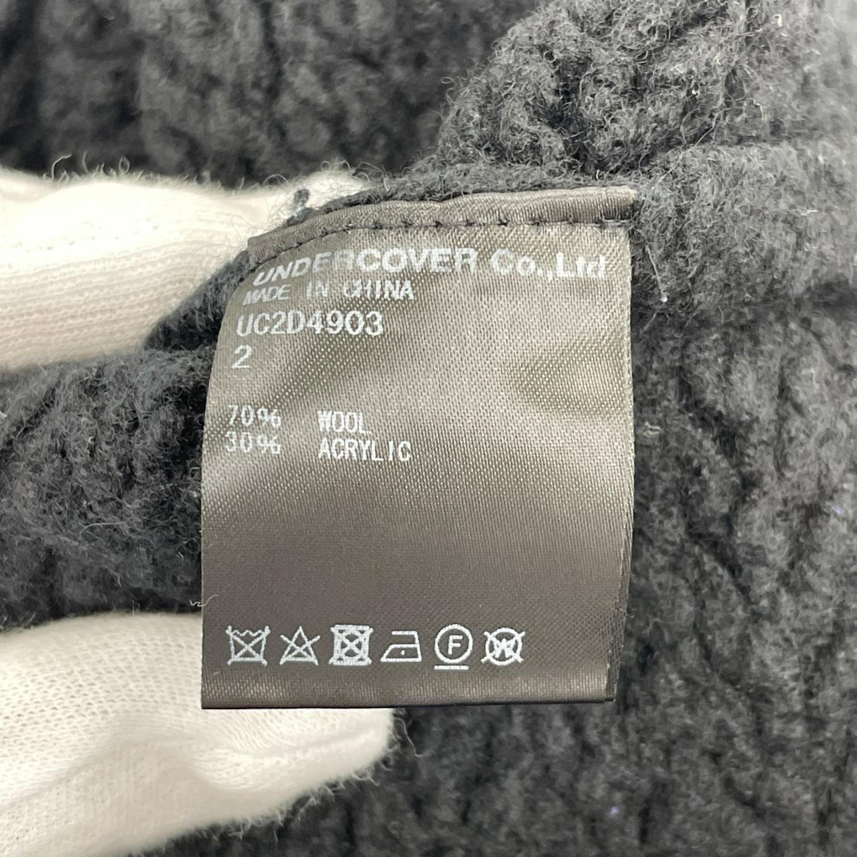 ニット wool acrylic knit 2 ﾌﾞﾗｯｸ 2 ブラック