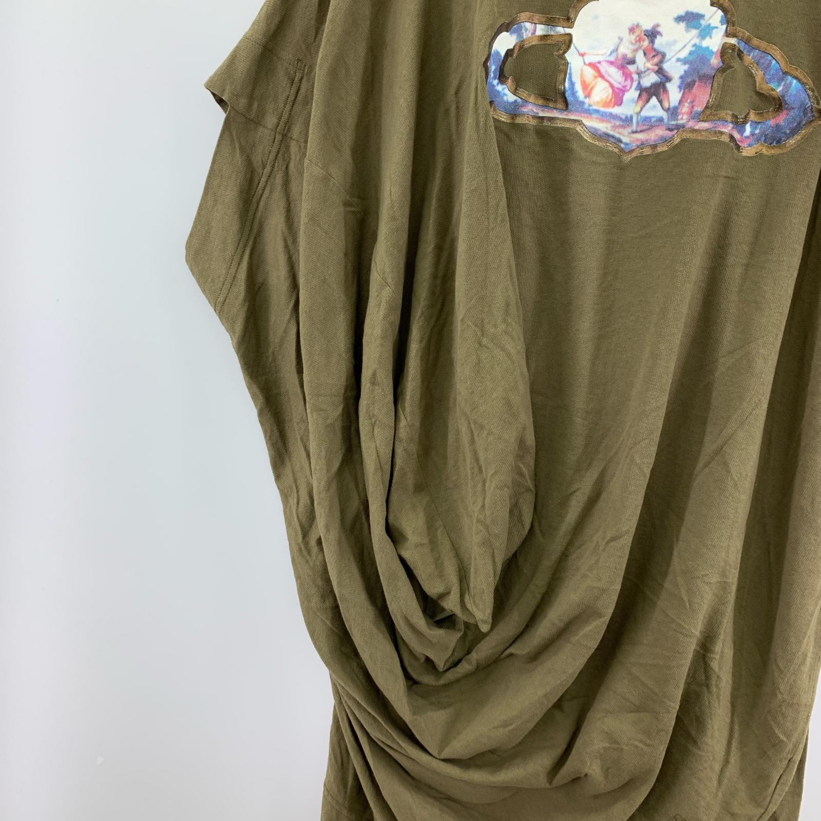 半袖Ｔシャツ 変形デザイン カーキ (2) カーキ