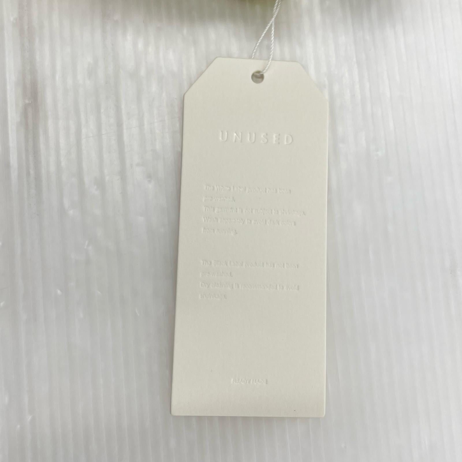 ジャケット UNUSED Cotton Zipp jacket 2 イエロー 2 イエロー