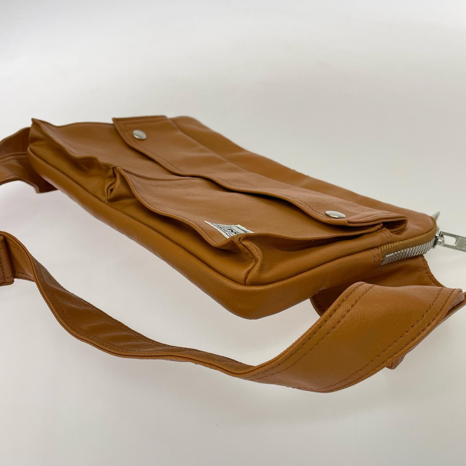 ショルダーバッグ FREE STYLE WAIST BAG ウエストバッグ キャメル