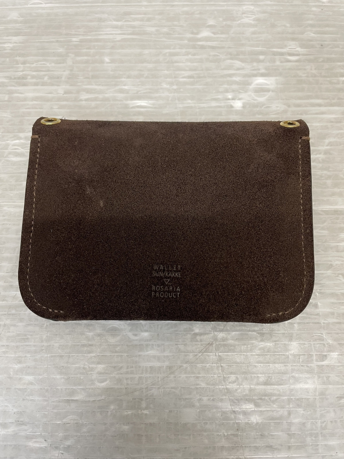 コンパクトウォレット SUN/kakke WALLET SUN/kakke ｼｮﾙﾀﾞｰｽﾄﾗｯﾌﾟ付 ｺﾝﾊﾟｸﾄｳｫﾚｯﾄ ﾌﾞﾗｳﾝ ｸﾞﾘｰﾝ