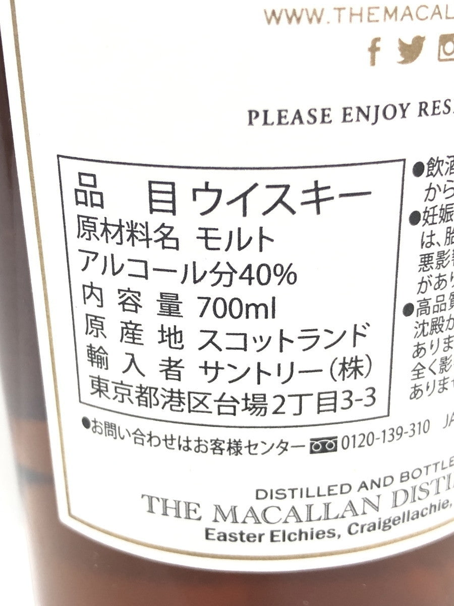 MACALLAN　12年　700/40 ウイスキー