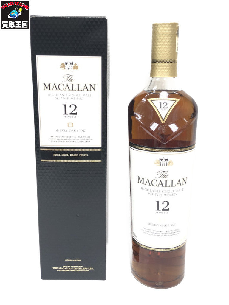 MACALLAN　12年　700/40 ウイスキー