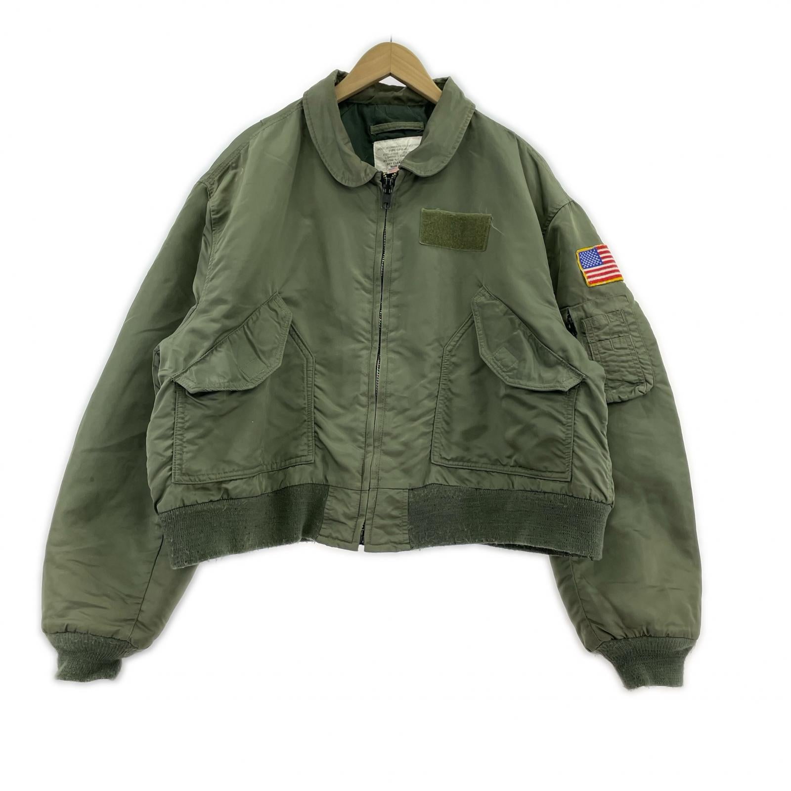 ミリタリージャケット CPW-45 フライトジャケット 米国製 XXL カーキ カーキ