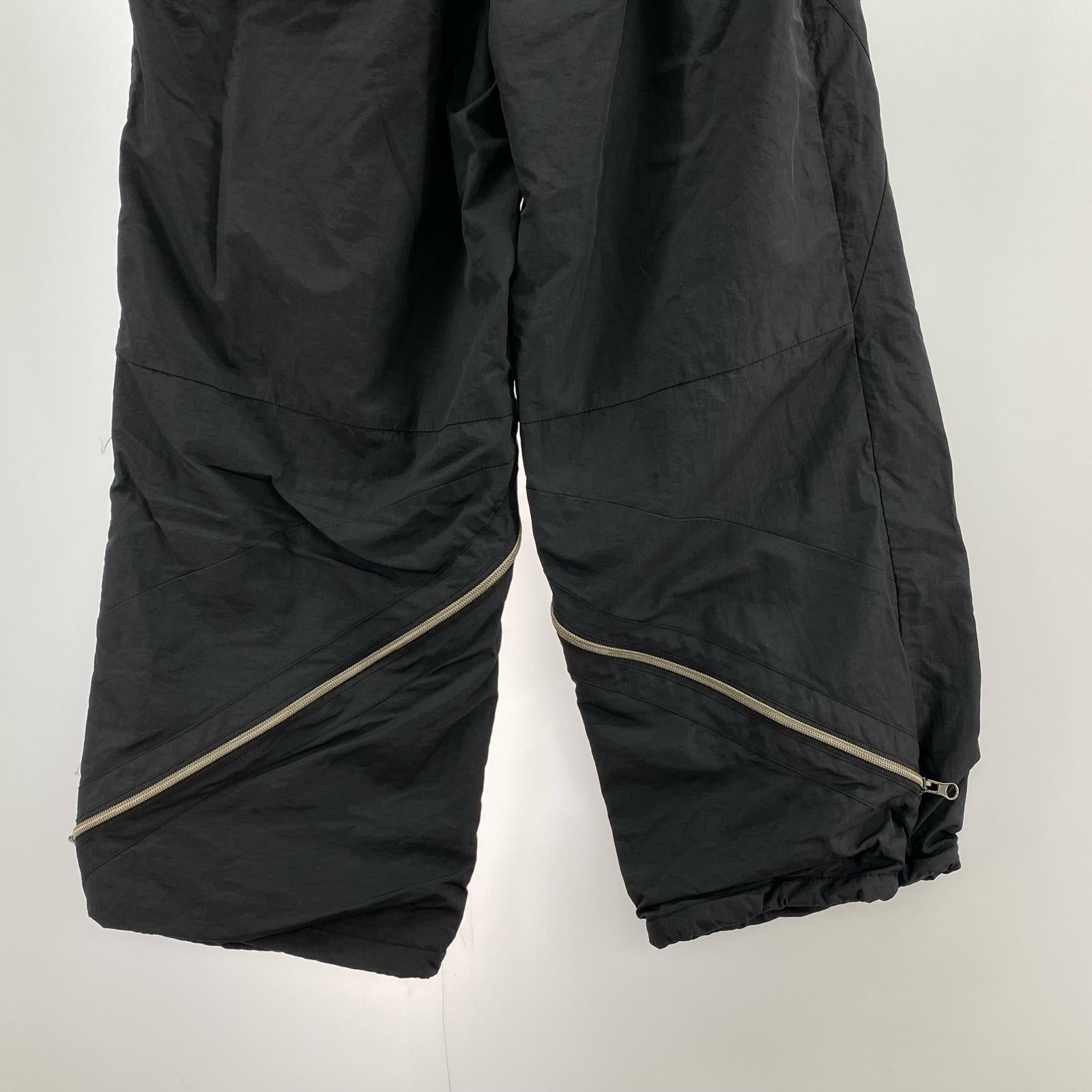 パンツ ジップパンツ　黒（L） L ブラック