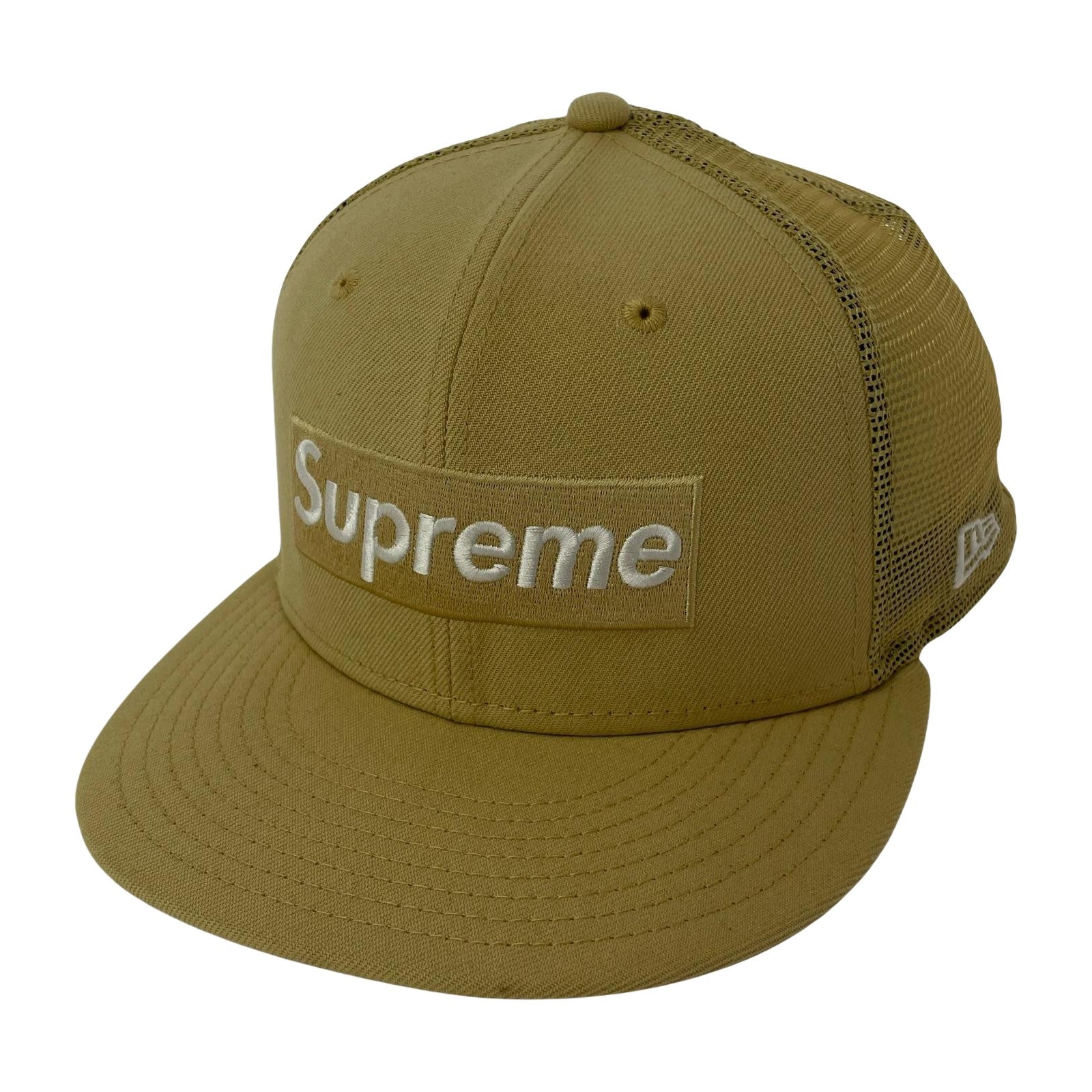 キャップ Supreme×NEW ERA 24SS Box Logo Mesh Back ベージュ ベージュ
