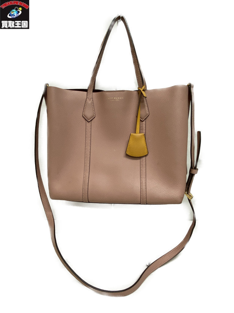 TORY BURCH トリプルコンパートメント 2Wayバッグ ピンク 10010539