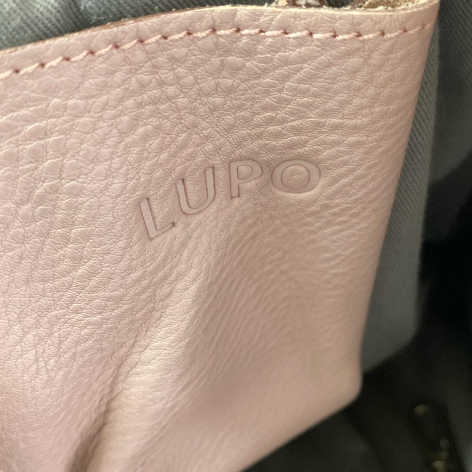 ショルダーバッグ LUPO プリーツ ピンク