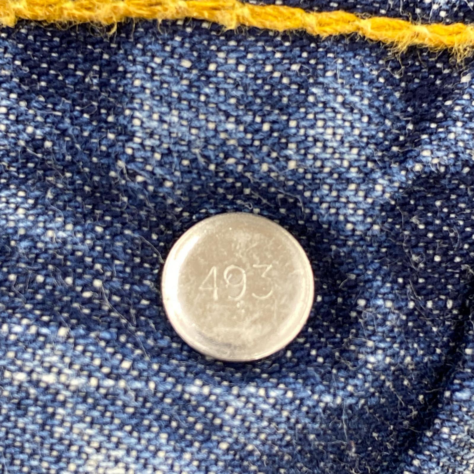 パンツ SILVERTAB LOOSE 良ペイント 38 ブルー