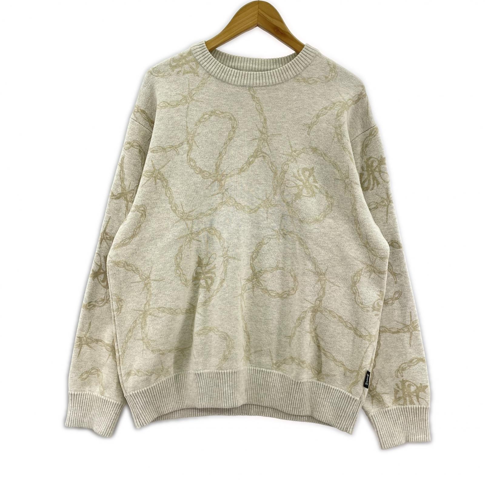 ニット Supplier Cross Chain Knit ベージュ (XL) ベージュ