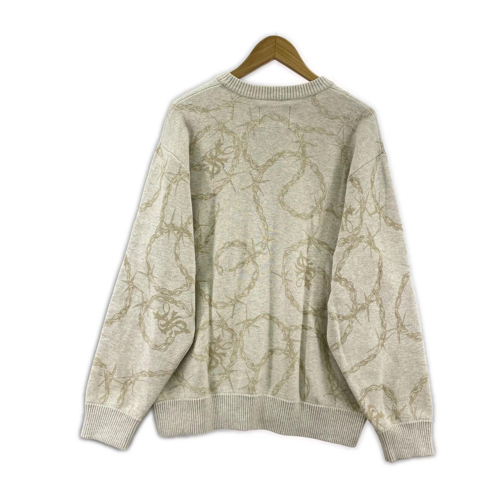ニット Supplier Cross Chain Knit ベージュ (XL) ベージュ
