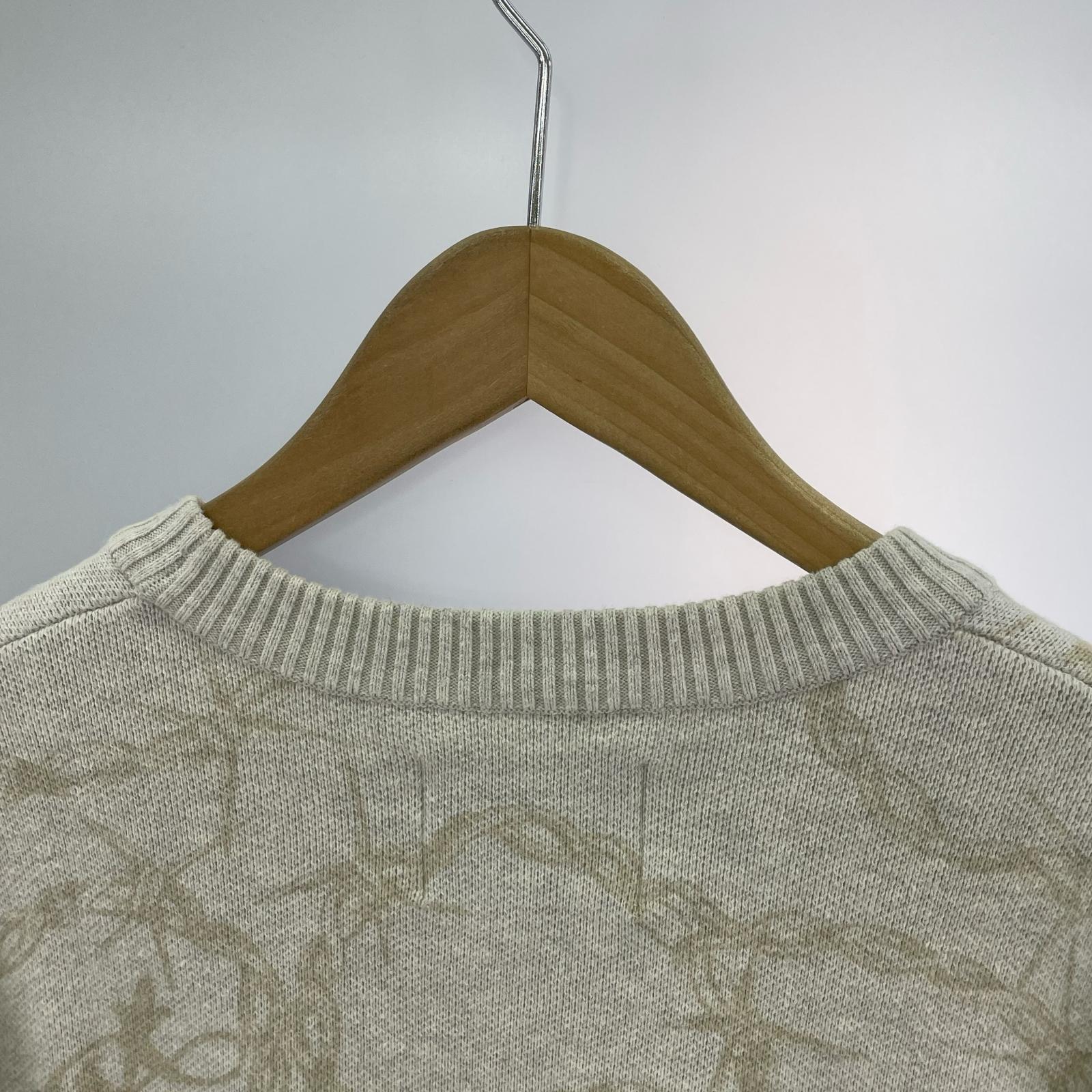 ニット Supplier Cross Chain Knit ベージュ (XL) ベージュ