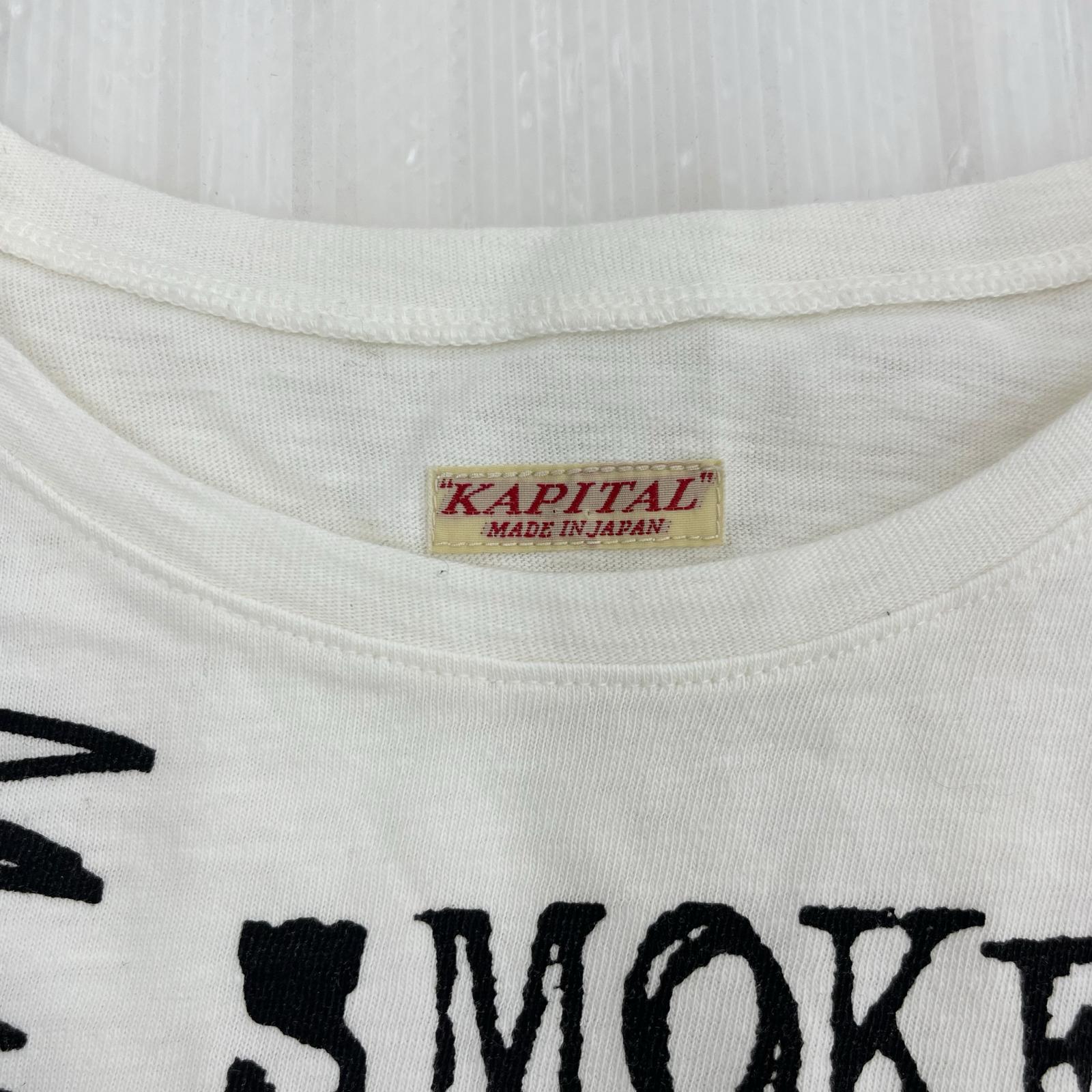 ワンピース KAPITAL ノースリーブワンピース size1 WHT 1 ホワイト