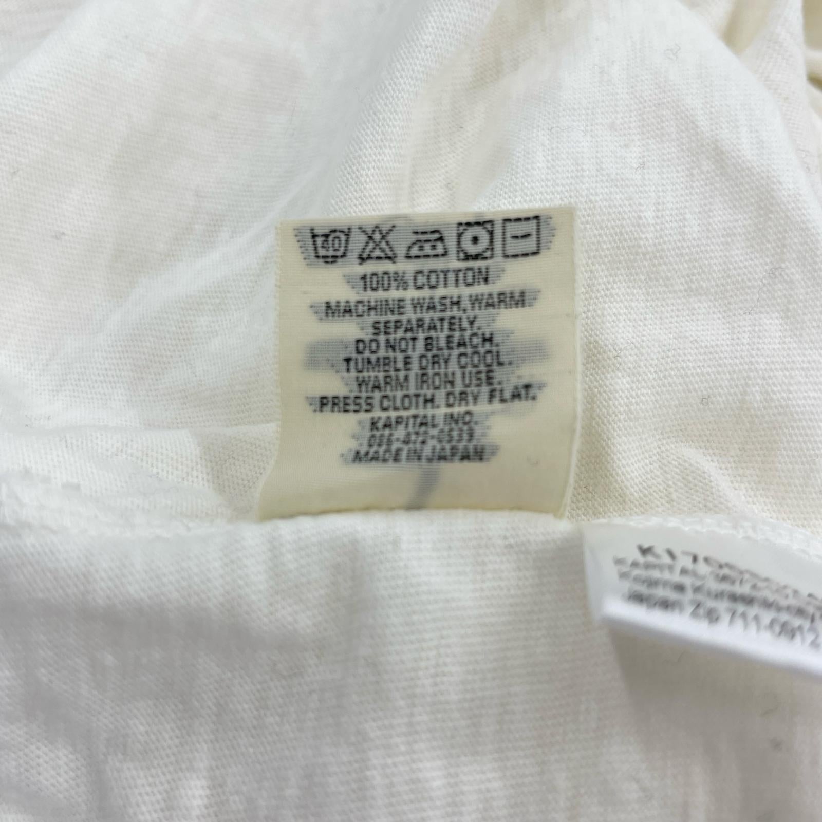 ワンピース KAPITAL ノースリーブワンピース size1 WHT 1 ホワイト