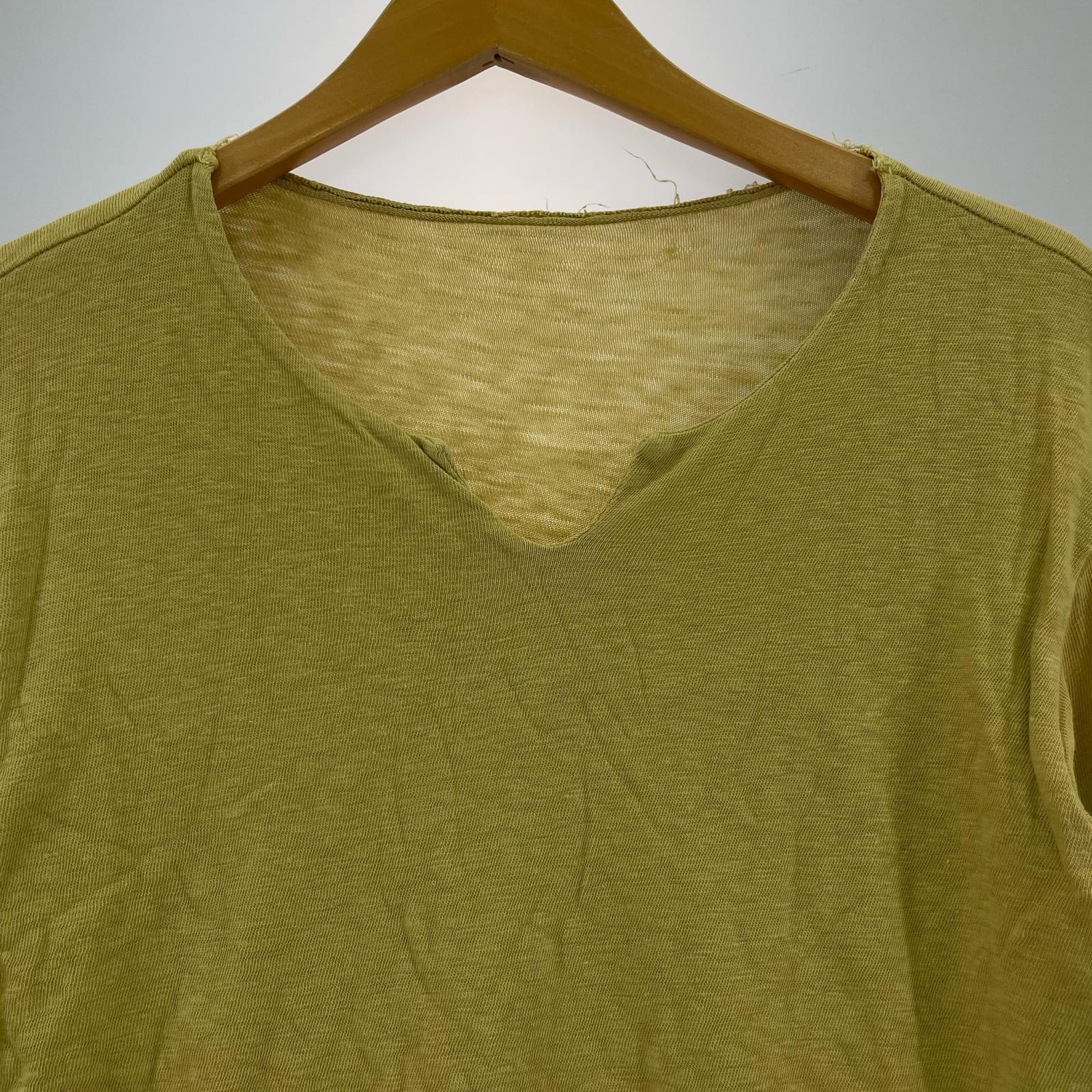 長袖Ｔシャツ KAPITAL capital期 キーネック L/S Tee 1 イエロー