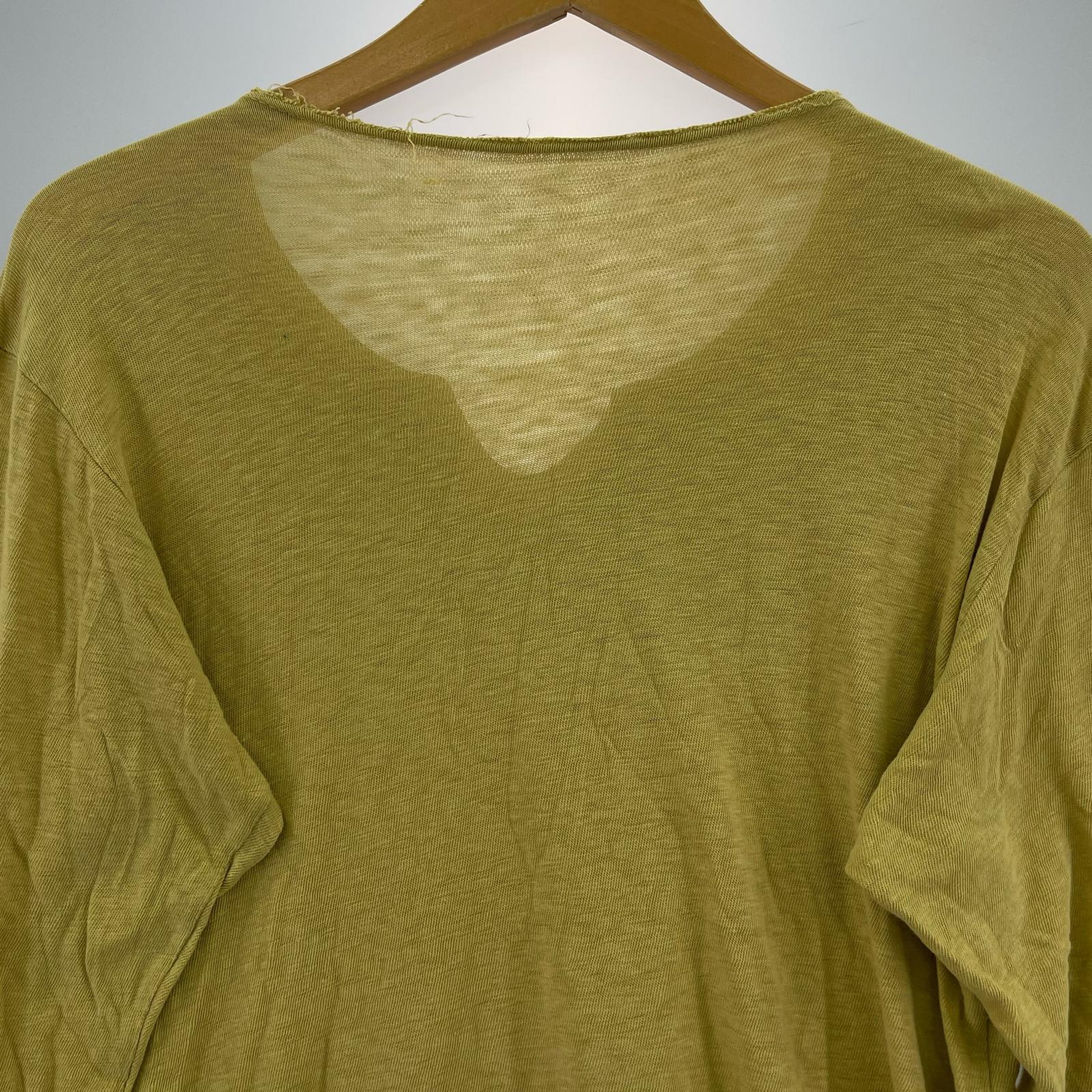 長袖Ｔシャツ KAPITAL capital期 キーネック L/S Tee 1 イエロー