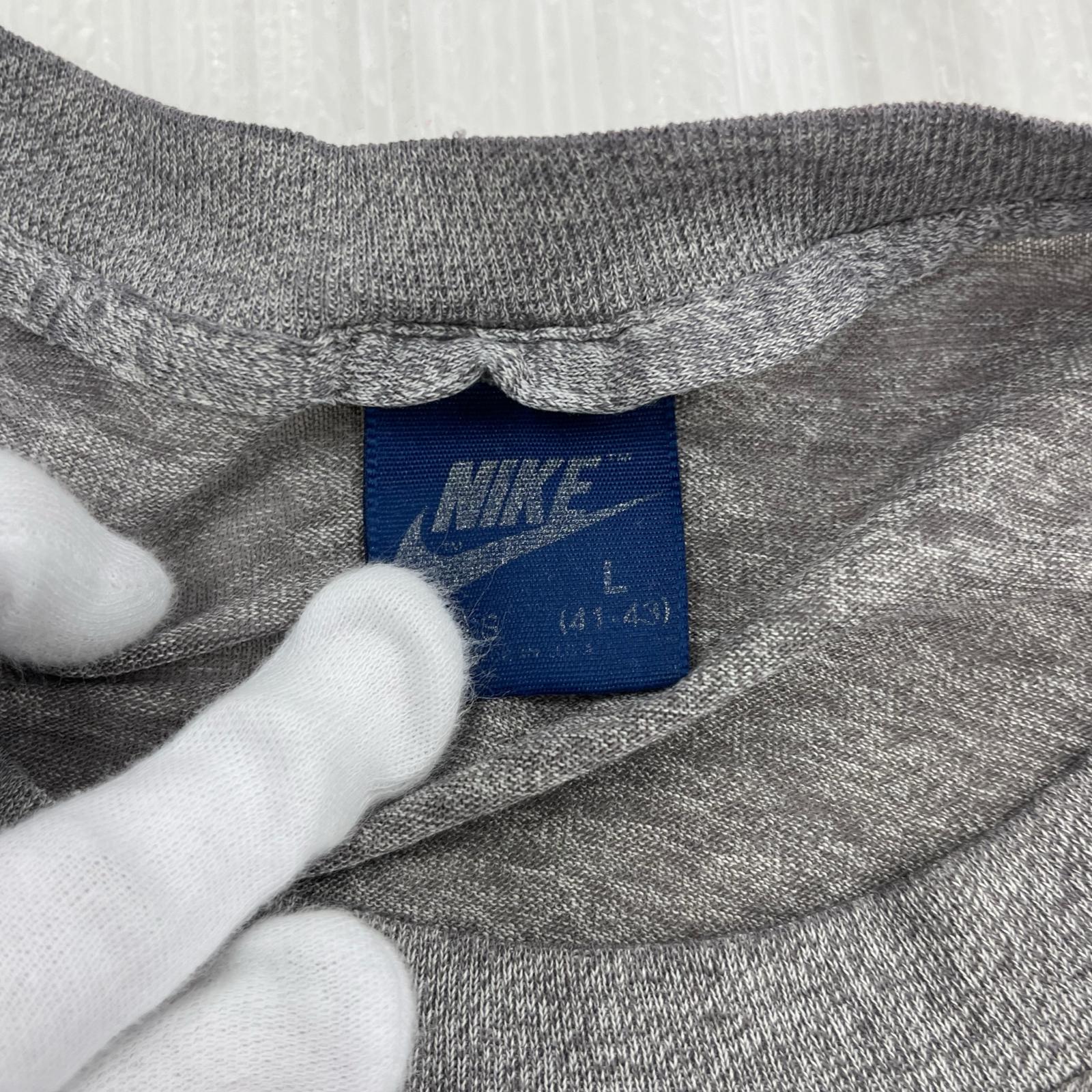 半袖Ｔシャツ NIKE 90S 紺タグ AIR JORDAN WING LOGO Tee L グレー