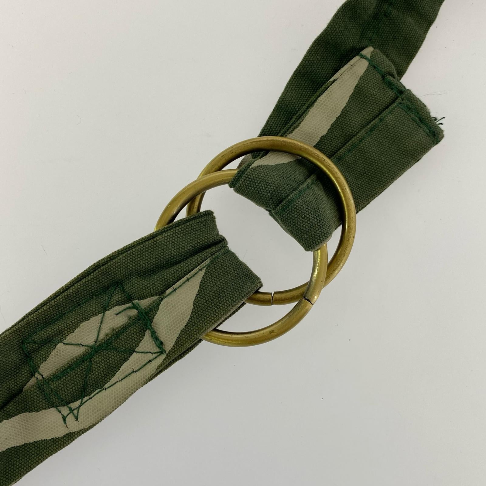 ショルダーバッグ KAPITAL スナフキンバッグ 酔い縞 GRN
