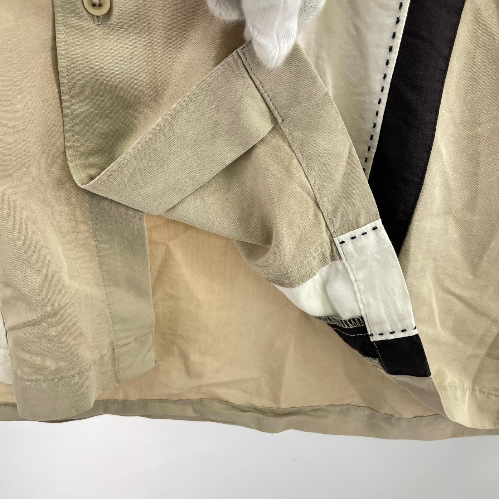 半袖シャツ THE HAVANERA SHIRT CO S/Sシャツ M ベージュ