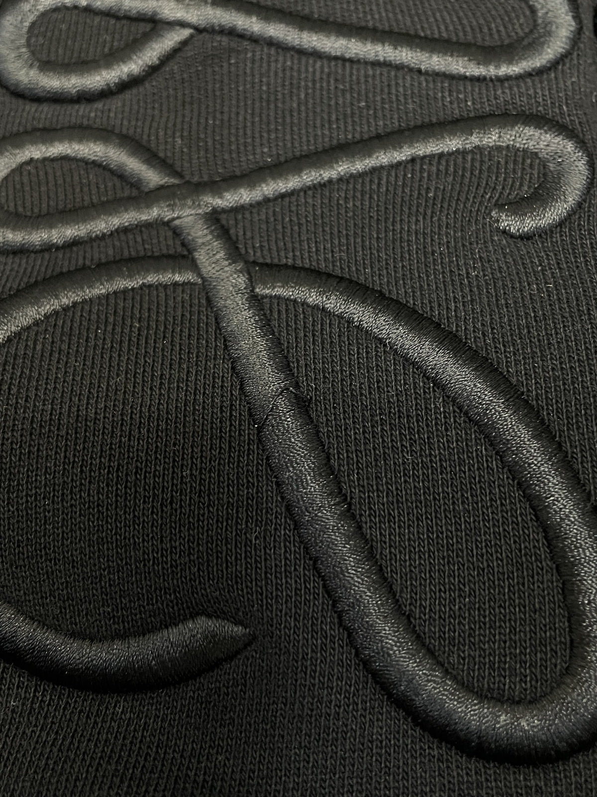 LOEWE ANAGRAM SWEATSHIRT アナグラム刺繍 クルーネックスウェット M 黒