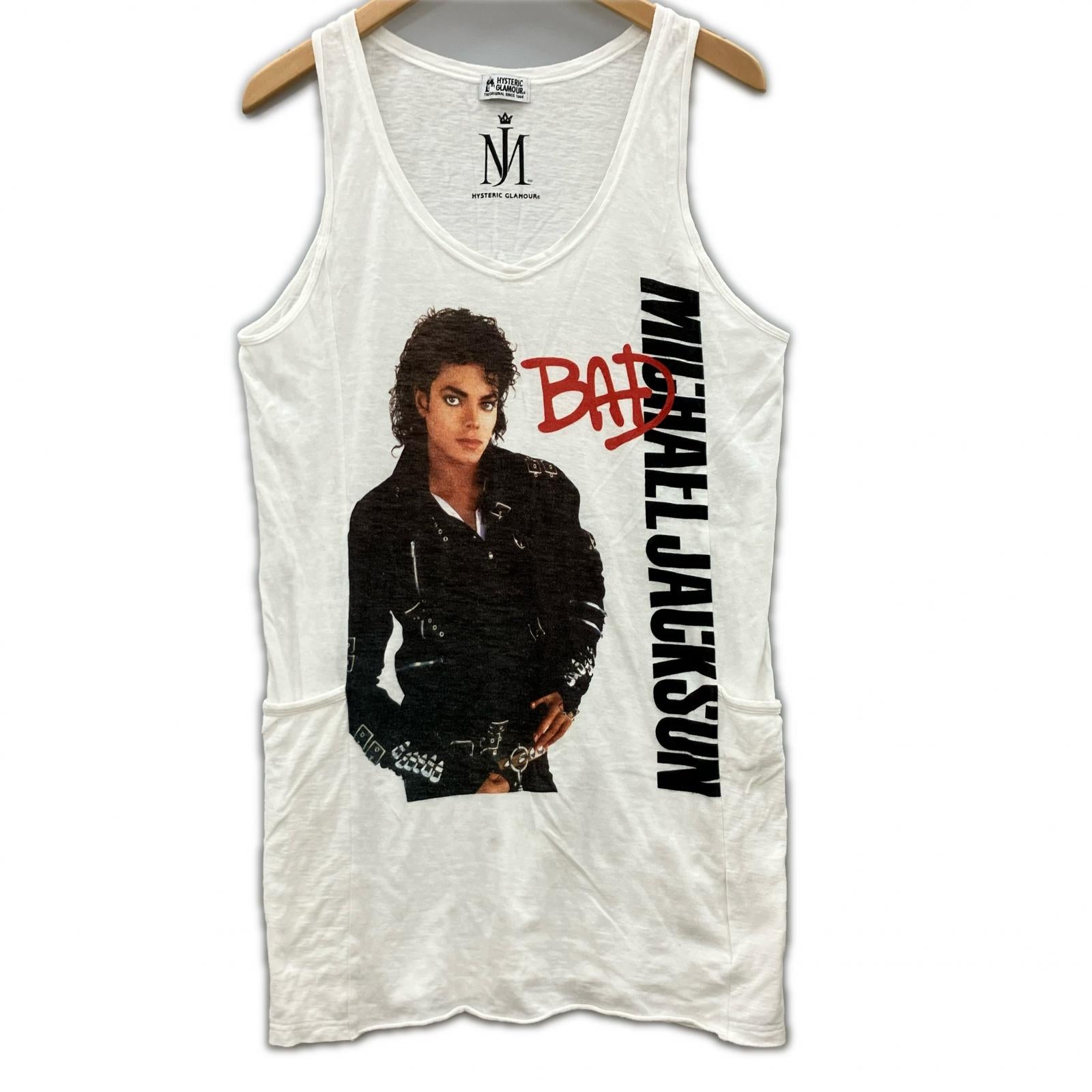 タンクトップ HYSTERIC GLAMOUR michael jackson タンクトップ 白 01182CR01 (F) ホワイト