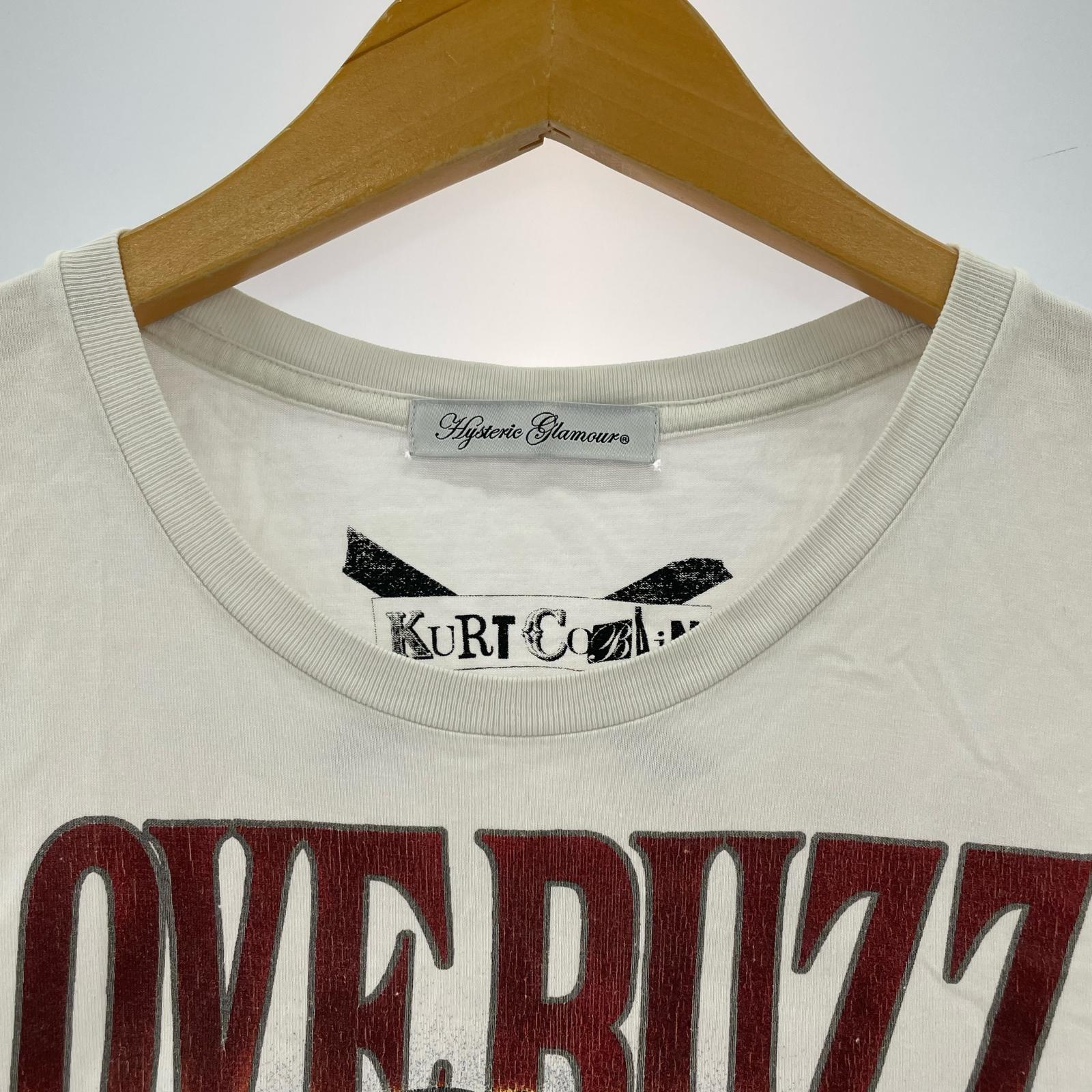 半袖Ｔシャツ HYSTERIC GLAMOUR LOVE BUZZ TEE 白 (F) ホワイト
