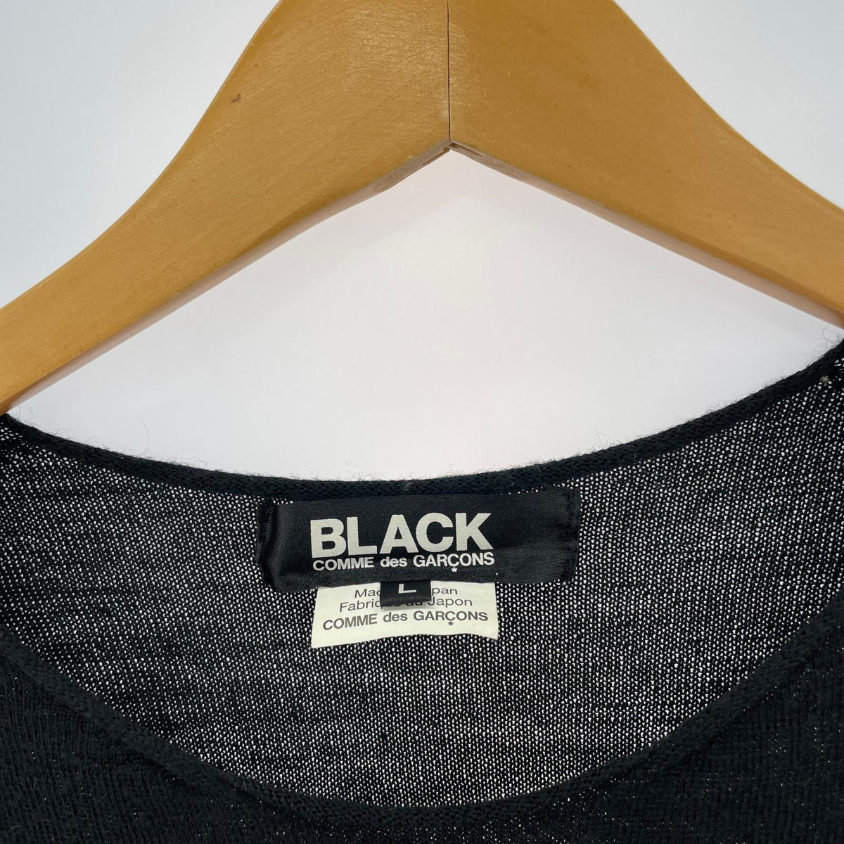 ニット ｱｲﾃﾞｻﾞｲﾝﾆｯﾄ (L) L ブラック