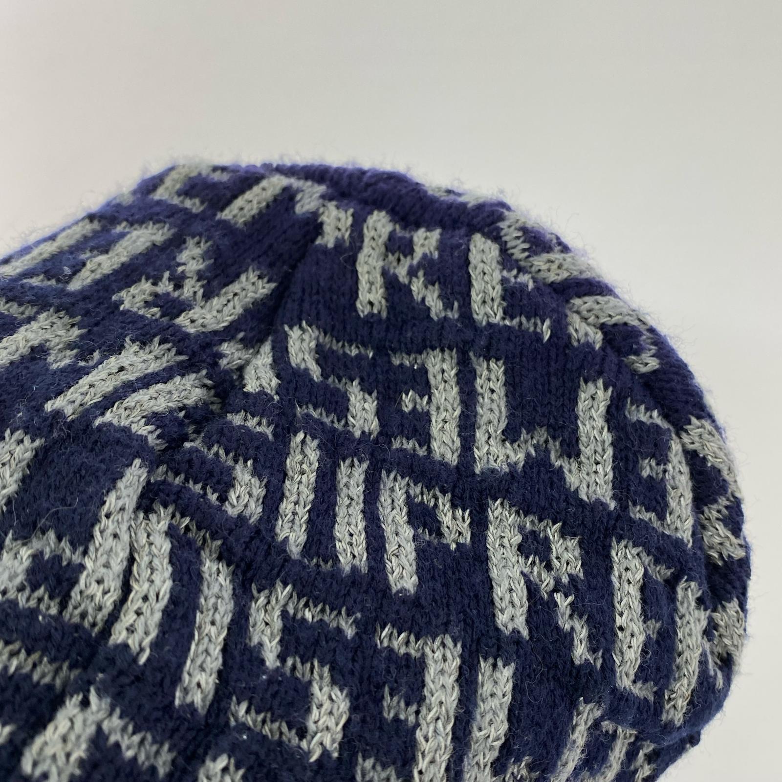 ニットキャップ Refrective repeat beanie