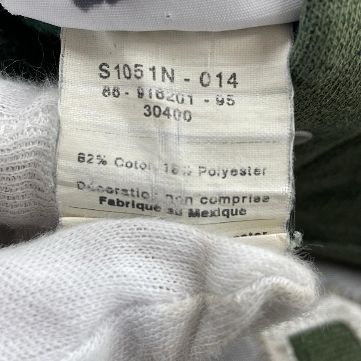 パーカー 00s reverse weave 緑 (M) M グリーン