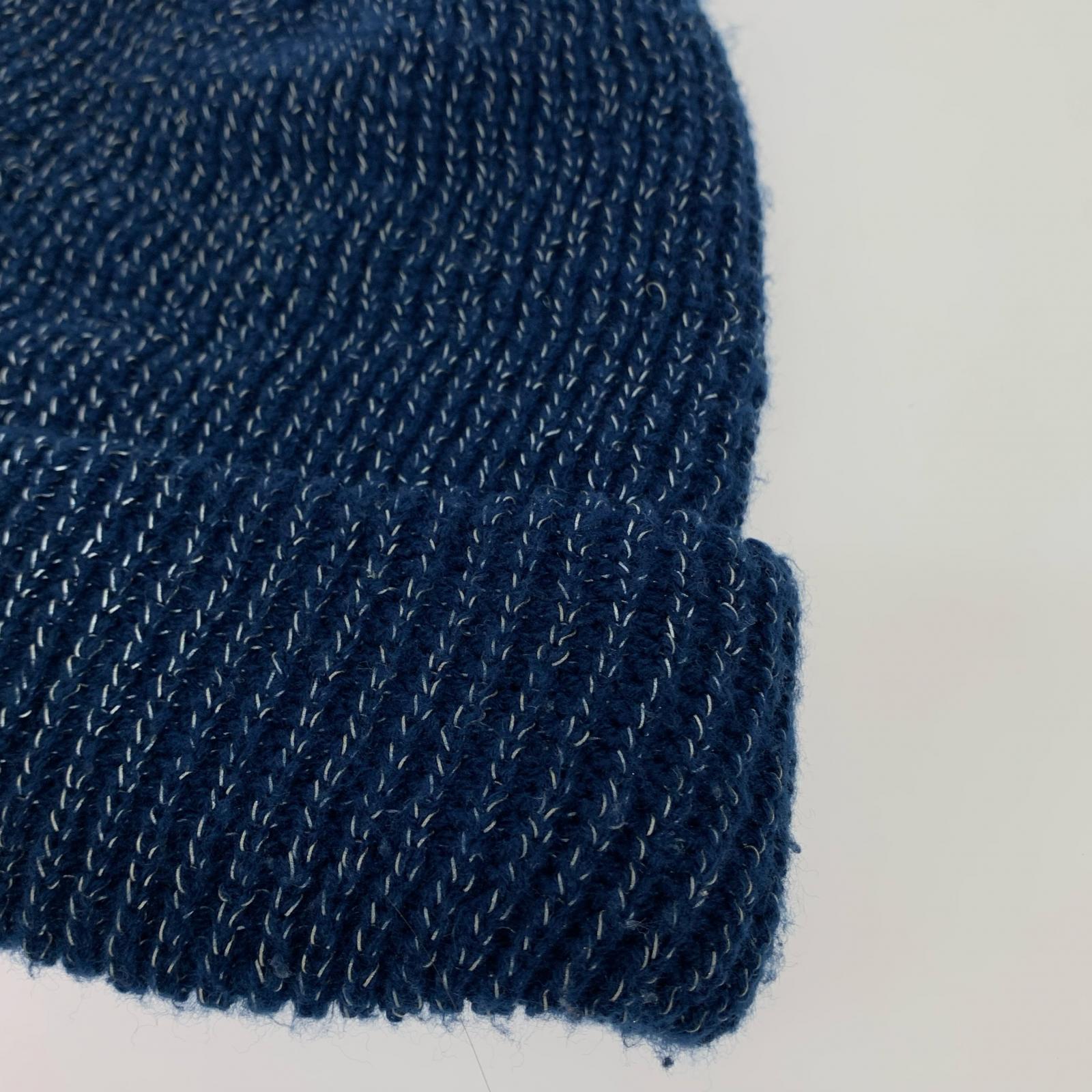 ニットキャップ Reflective Loose Gauge Beanie ネイビー ネイビー
