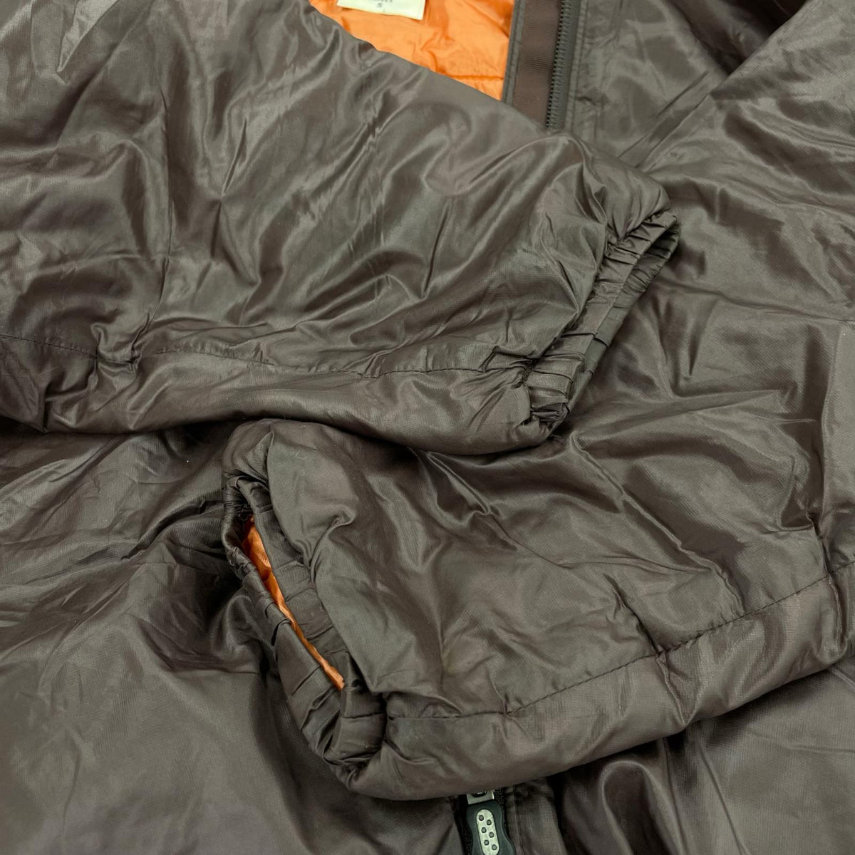ブルゾン Micropuff Hoody 茶 (S) S ブラウン