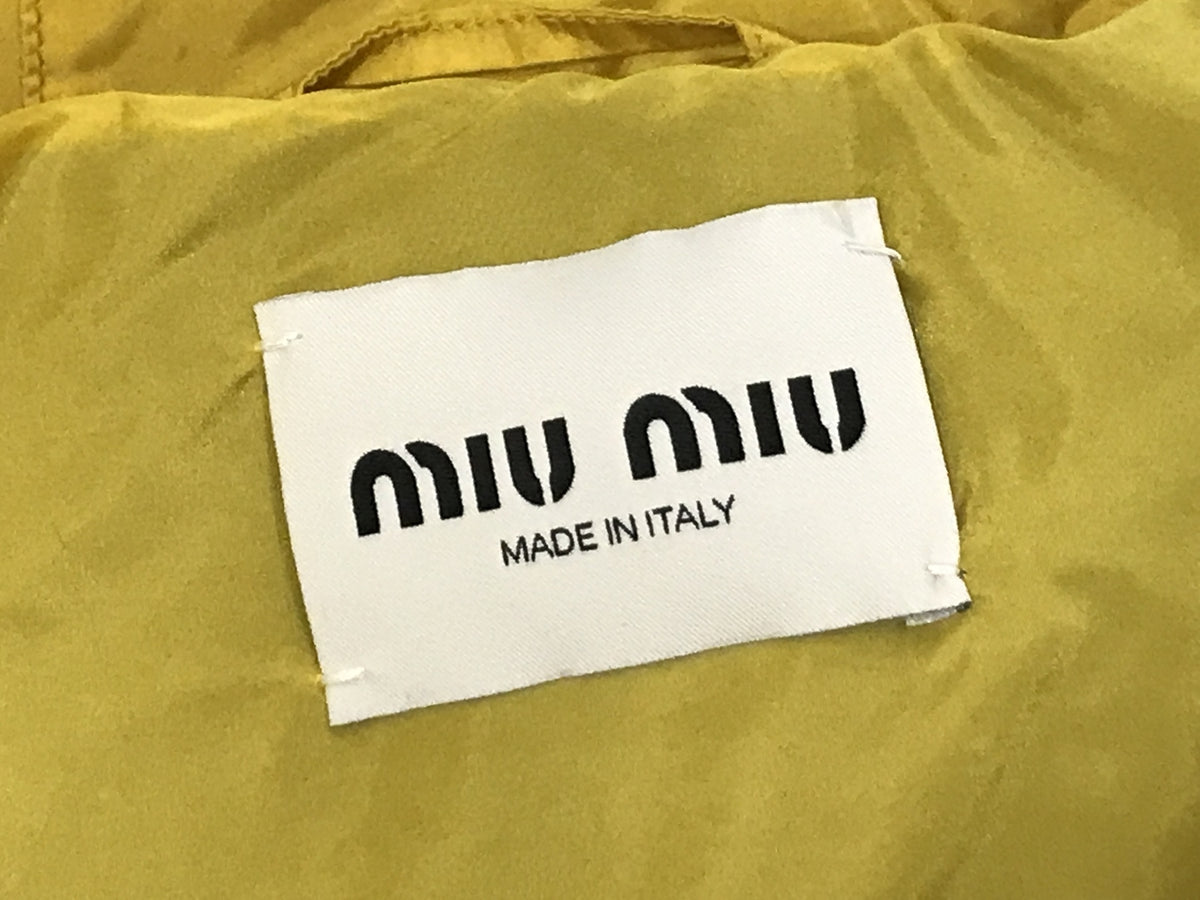 miu miu ジャケット イエロー