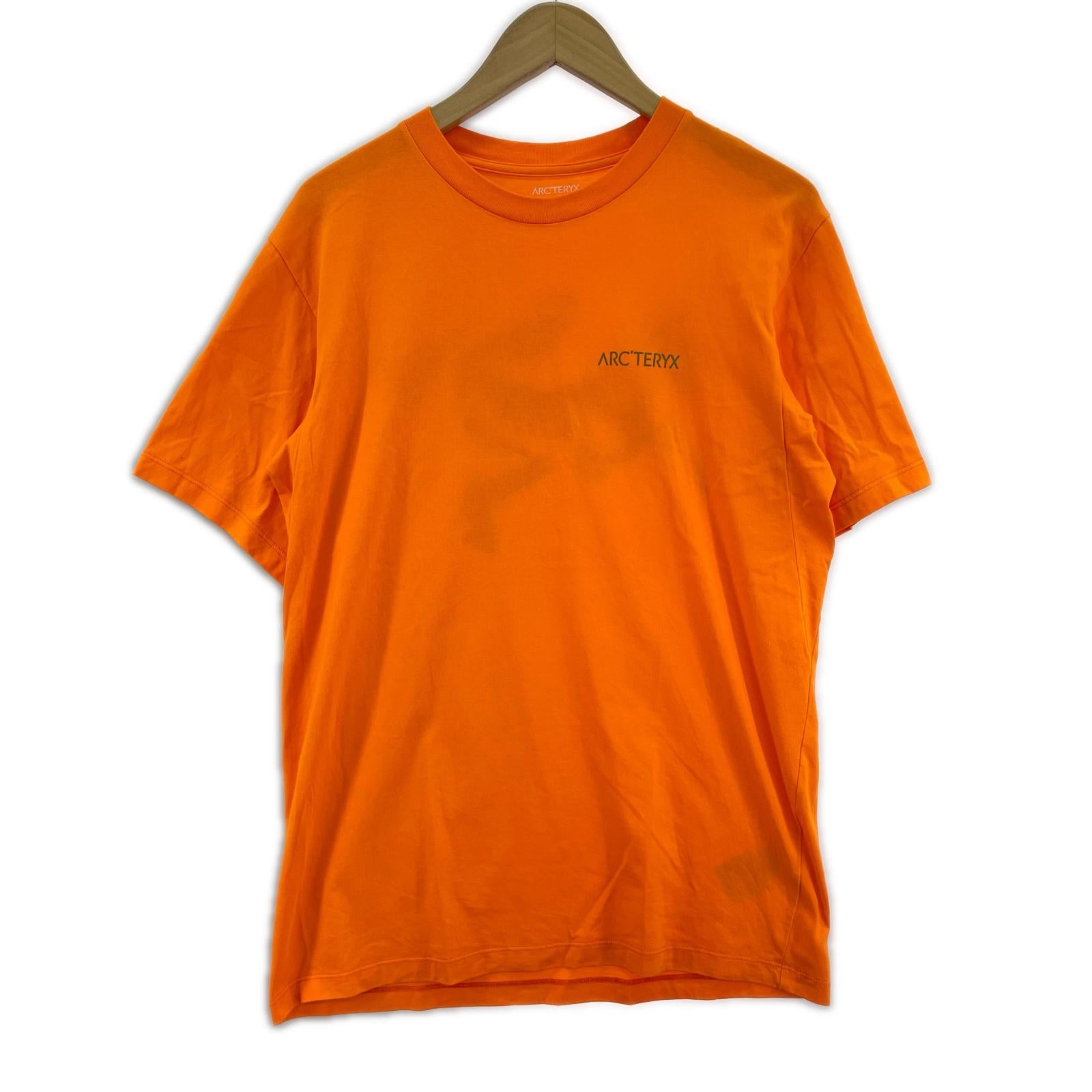 半袖Ｔシャツ KRAGG SL COTTON BLURRED BIRD TEE S オレンジ