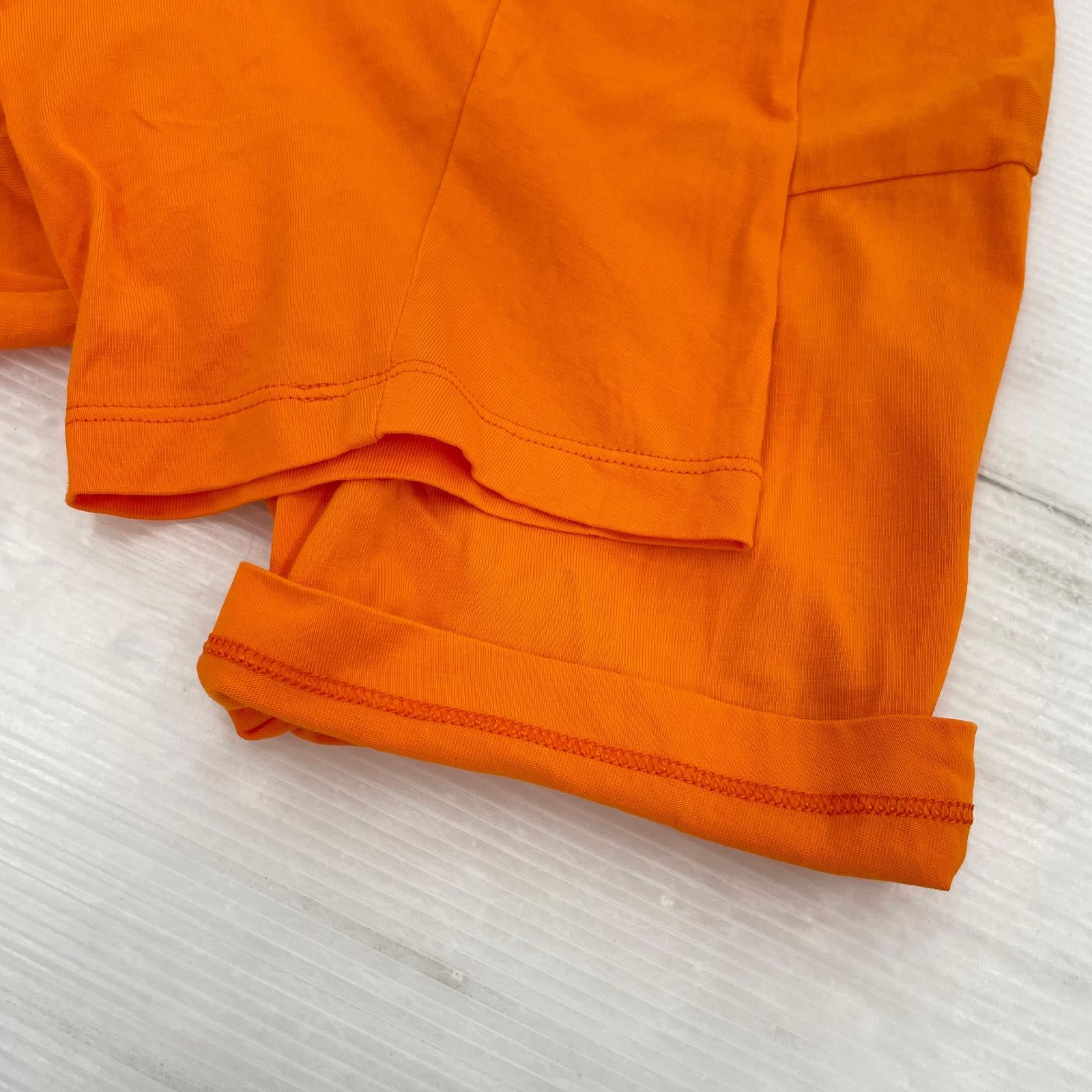 半袖Ｔシャツ KRAGG SL COTTON BLURRED BIRD TEE S オレンジ