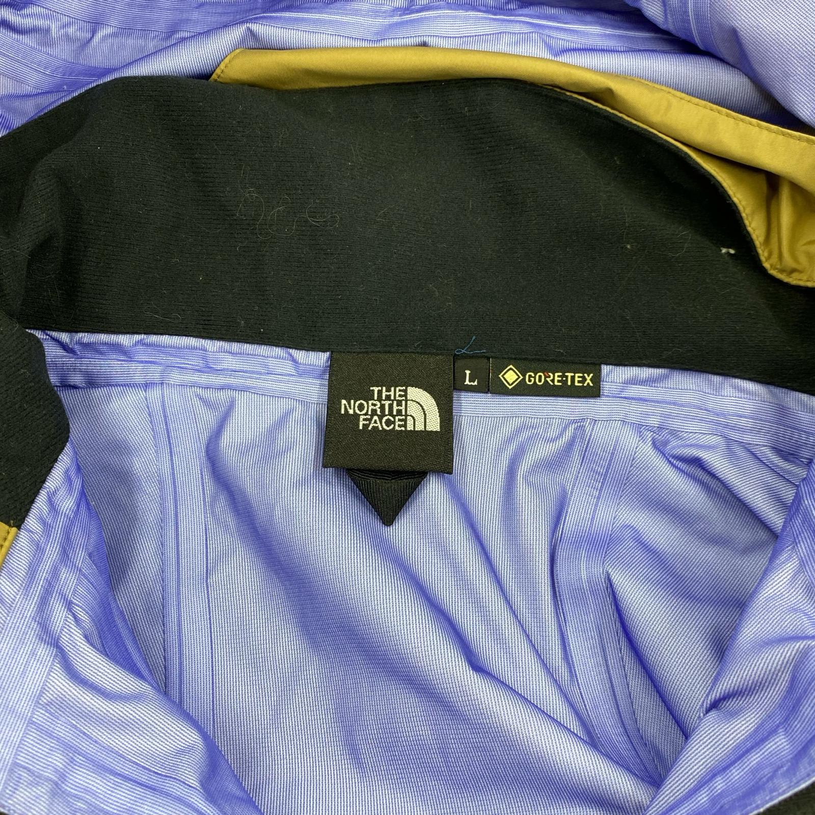 ジャケット マウンテン レインテックス ジャケット ベージュ L L ブラック