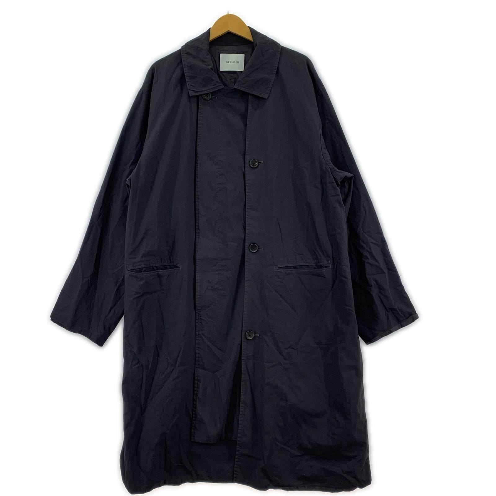 ジャケット WELLDER 22ss ロングコート 黒 (3) 3 ブラック