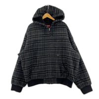ブルゾン 23AW Plaid Wool Hooded Work Jacket (L) L ブラック