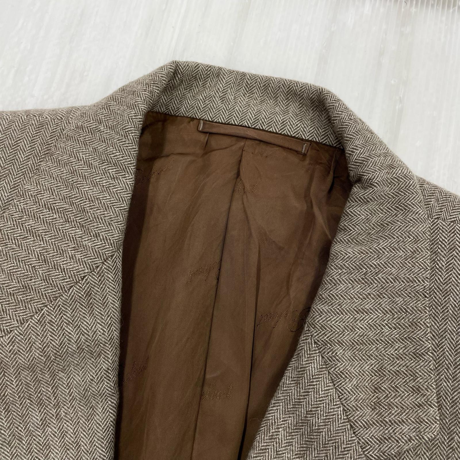 セットアップ Belvest ｲﾀﾘｱ製 2B ｳｰﾙ ﾍﾘﾝﾎﾞｰﾝ 48