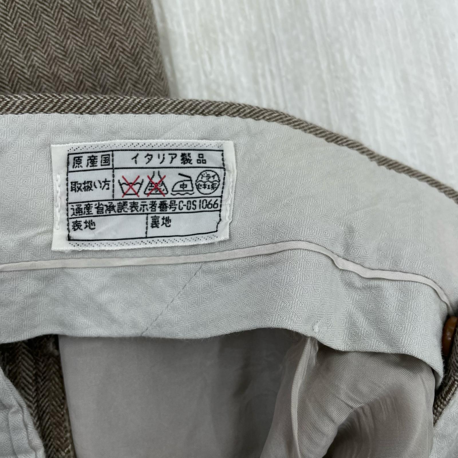 セットアップ Belvest ｲﾀﾘｱ製 2B ｳｰﾙ ﾍﾘﾝﾎﾞｰﾝ 48