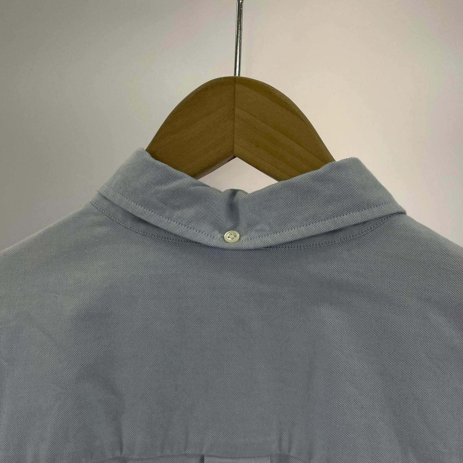 長袖シャツ 21AW COTTON OX OVERSIZED SHIRT ブルー