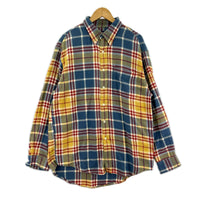 長袖シャツ 90s OLD GAP BD shirt L マルチカラー